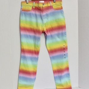 NWT Children's Place Rainbow Pastel Pants Sz 14